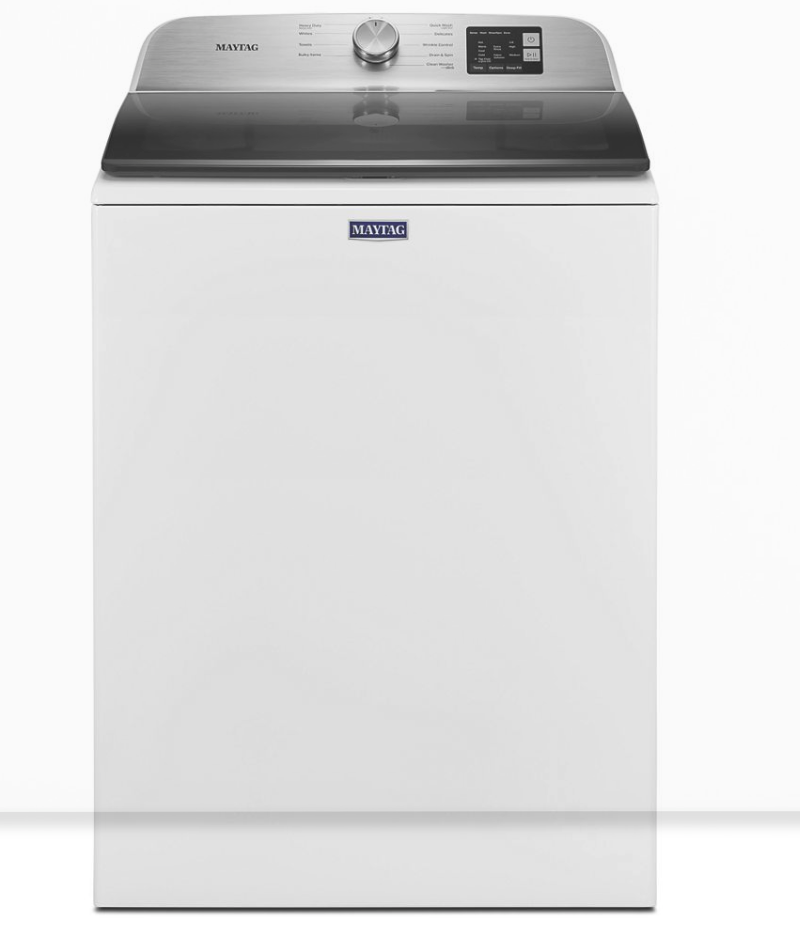 Pictures of Maytag Top Load 4.8 cu ft Washer with Deep Fill and Slow-Close Glass Lid 1CR04044 - MVW6200KW - Certified Refurbished - Neu Appliance Outlet - Discount Appliance Outlet in Austin, Tx