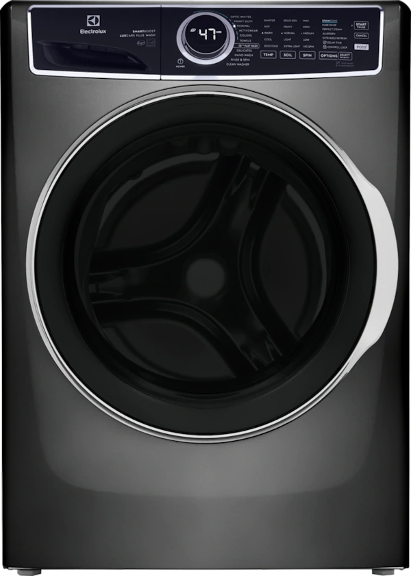 Electrolux Titanium Front Load 600 Series 4.5 Cu. Ft. Washer with Smartboost ELFW7637AT - Open Box and Electrolux Frontload Electric Steam Dryer 16287 - ELFE7537AT - Open Box