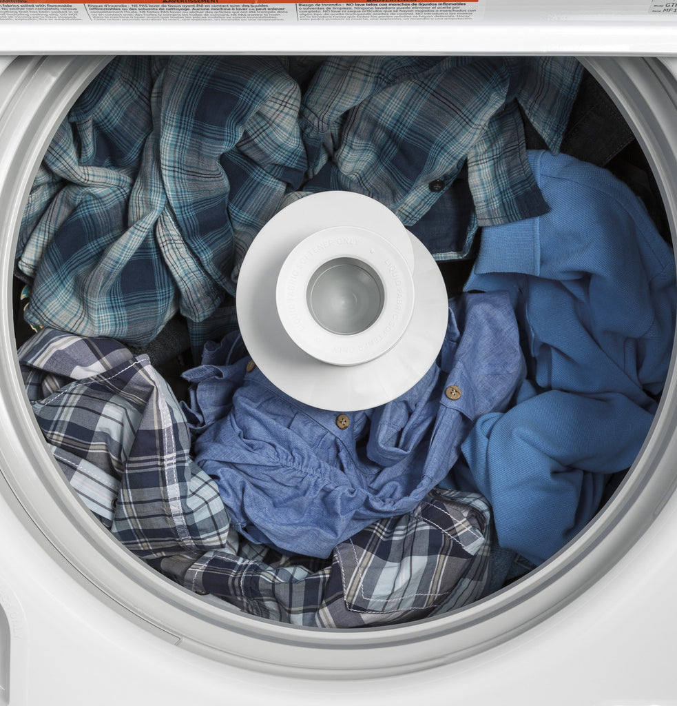 GE Top Load 4.2 Cu. Ft. Washer with Stain PreTreat in White GTW485ASJWS - Certified Refurbished and GE Electric Front Load Dryer with Sensor Dry in White 15030 - GTD45EASJWS - Certified Refurbished