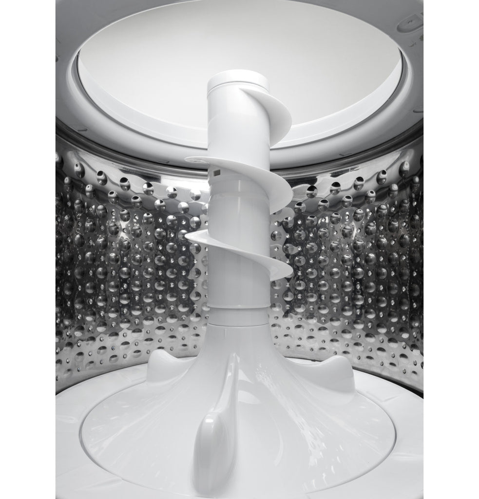 GE Top Load 4.2 Cu. Ft. Washer with Stain PreTreat in White GTW485ASJWS - Certified Refurbished and GE Electric Front Load Dryer with Sensor Dry in White 15030 - GTD45EASJWS - Certified Refurbished