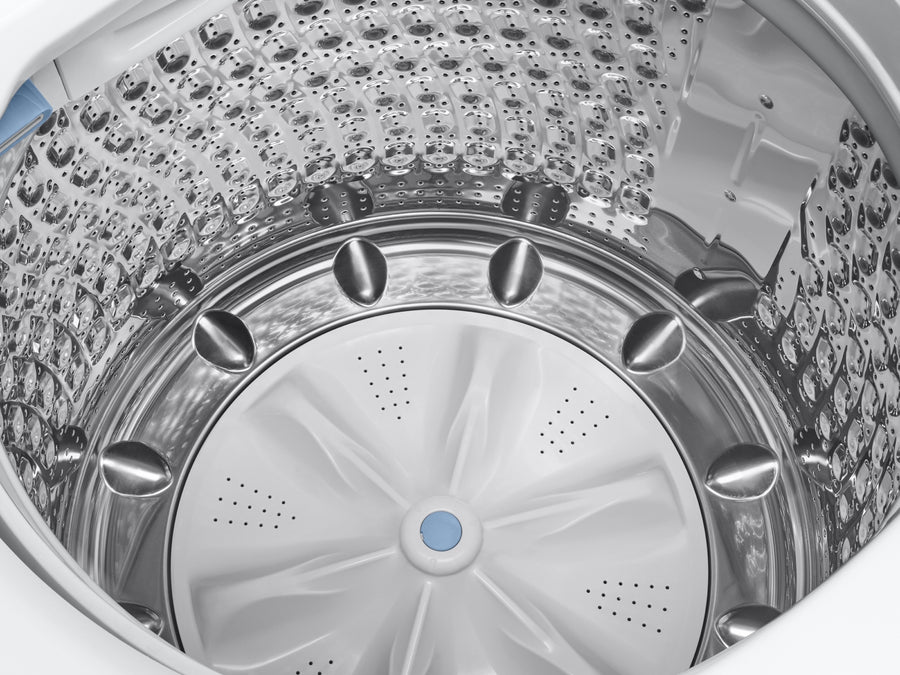 Samsung Top Load 5.0 Cu. Ft. Washer with Super Speed in White 31135SD249 - WA50R5400AW - Scratch & Dent (Moderate)