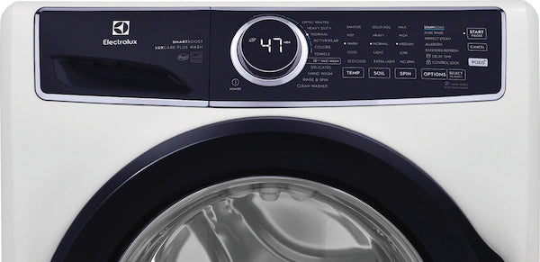 Pictures of Electrolux 4.5 Cu. Ft. Front Load Perfect Steam™ Washer with LuxCare® Plus Wash and SmartBoost® ELFW7626BW - Scratch & Dent (Minor) Electrolux 8.0 Cu. Ft. 500 Series Electric Dryer ELFE7537AW - Scratch & Dent (Minor) - Neu Appliance Outlet - Discount Appliance Outlet in Austin, Tx