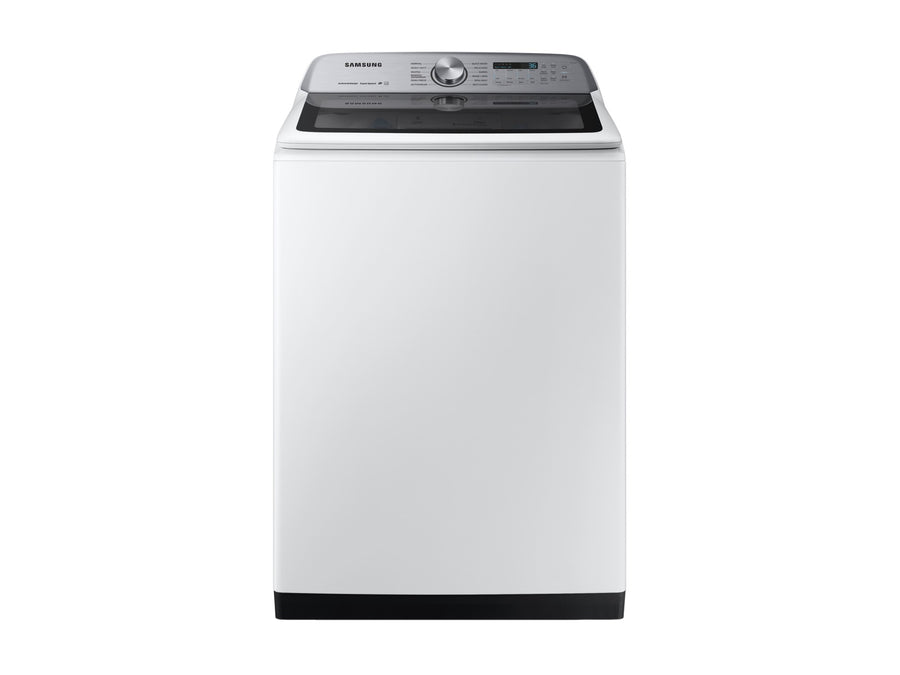 Samsung Top Load 5.0 Cu. Ft. Washer with Super Speed in White 31135SD249 - WA50R5400AW - Scratch & Dent (Moderate)