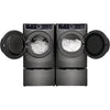 Pictures of Electrolux Titanium Front Load 600 Series 4.5 Cu. Ft. Washer with Smartboost ELFW7637AT - Scratch & Dent (Minor) and Electrolux 8 cu. ft. vented Front Load Stackable 600 Series Electric Dryer in Titanium with LuxCare Dry 16245 - ELFE7637AT - Open Box - Neu Appliance Outlet - Discount Appliance Outlet in Austin, Tx