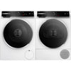 Pictures of Bosch 500 Series 24 in. 2.4 cu. ft. Stackable Front Load Compact Washer in White WGB24600UC - Open Box and Bosch 500 Series 4-cu ft Stackable Ventless Electric Dryer with Steam Cycle in White 16233 - WQB245B0UC - Scratch & Dent (Moderate) - Neu Appliance Outlet - Discount Appliance Outlet in Austin, Tx