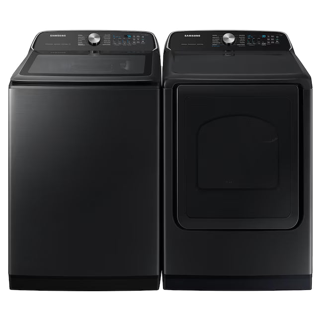 Samsung 5.5 cu.ft. Extra-Large Capacity Smart Top Load Washer with Super Speed Wash in Brushed Black WA55CG7100AV - Scratch & Dent (Moderate) and