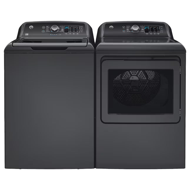 GE® 4.5 cu. ft. Capacity Washer with Water Level Control GTW585BPVDG - New In Box and GE® 7.4 cu. ft. Capacity Electric Dryer with Up To 120 ft. Venting and Sensor Dry GES9930E - GTD58EBPVDG - New In Box