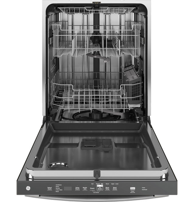GE® Fingerprint Resistant Stainless Steel ENERGY STAR® Top Control with Stainless Steel Interior Dishwasher with Sanitize Cycle GE9849 - GDT670SYVFS - New in Box