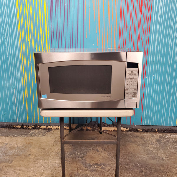 Stainless Steel GE. 2.2 cu. ft. Countertop Microwave Oven with Inverter Defrost Technology- Open Box