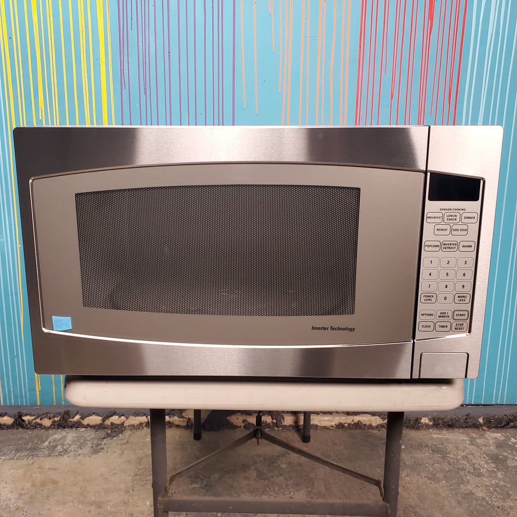 Pictures of Stainless Steel GE. 2.2 cu. ft. Countertop Microwave Oven with Inverter Defrost Technology- Open Box - Neu Appliance Outlet - Discount Appliance Outlet in Austin, Tx