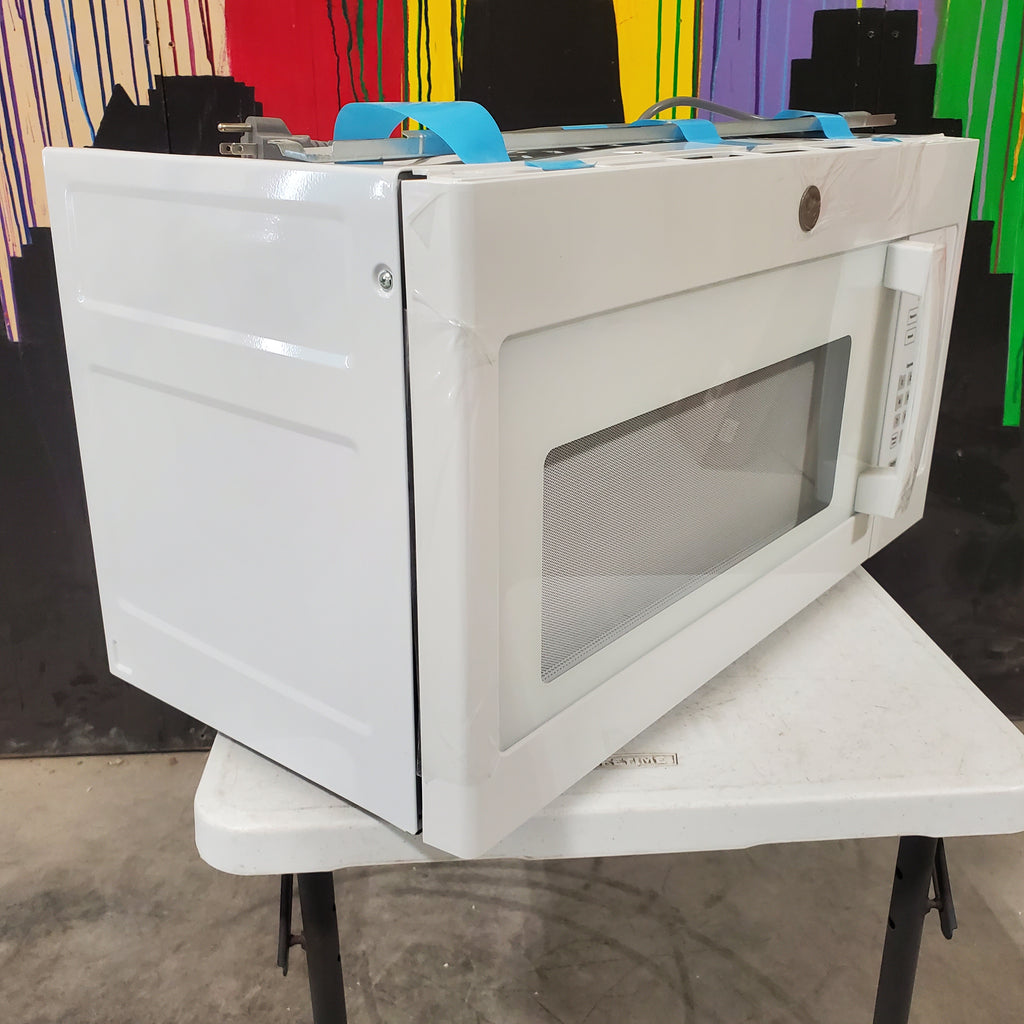 Pictures of White GE 1.6 cu. ft. Over the Range Microwave with 13.5 inch Defrost Options - Open Box - Neu Appliance Outlet - Discount Appliance Outlet in Austin, Tx