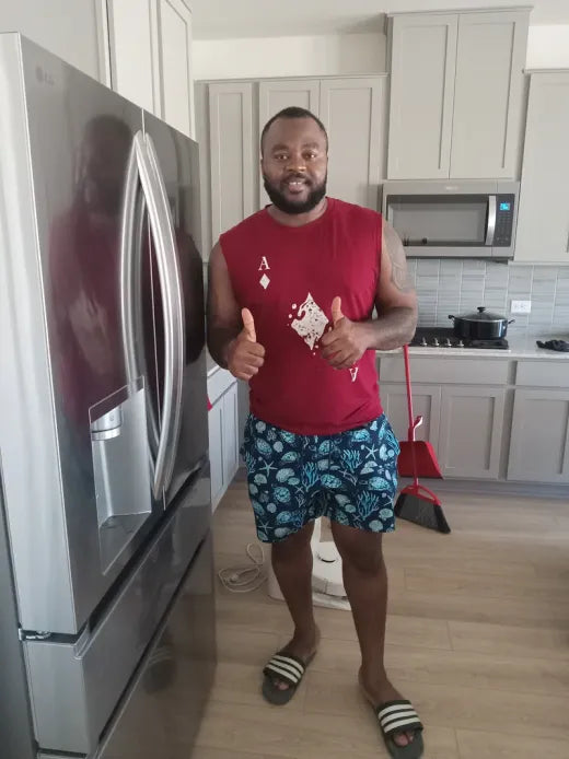 Happy Neu Appliance customer in Austin